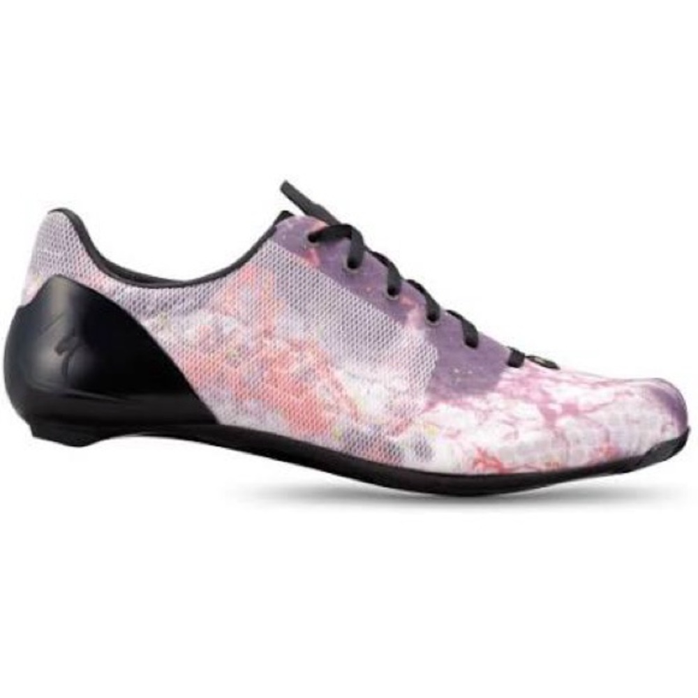 Specialized S-Works Lace Road Shoes — Pink and Black Marble